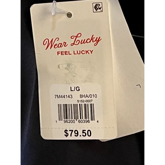 NWT! Lucky Brand Men's Black Button Down Shirt. Size Large. Classic. Dress. - Picture 4 of 7